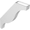 Ekena Millwork 4-in. W x 26-in. D x 34-in. H Funston Architectural Grade PVC Knee Brace BRCP04X26X34FST - alternate 3